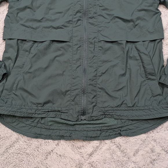 Lululemon Jacket Women's 8 Green Juniper Hood Lite Full Zip Glyde Weather - Picture 3 of 10